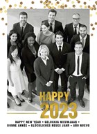 Nieuwjaar 2023 fotokaart happy 2023